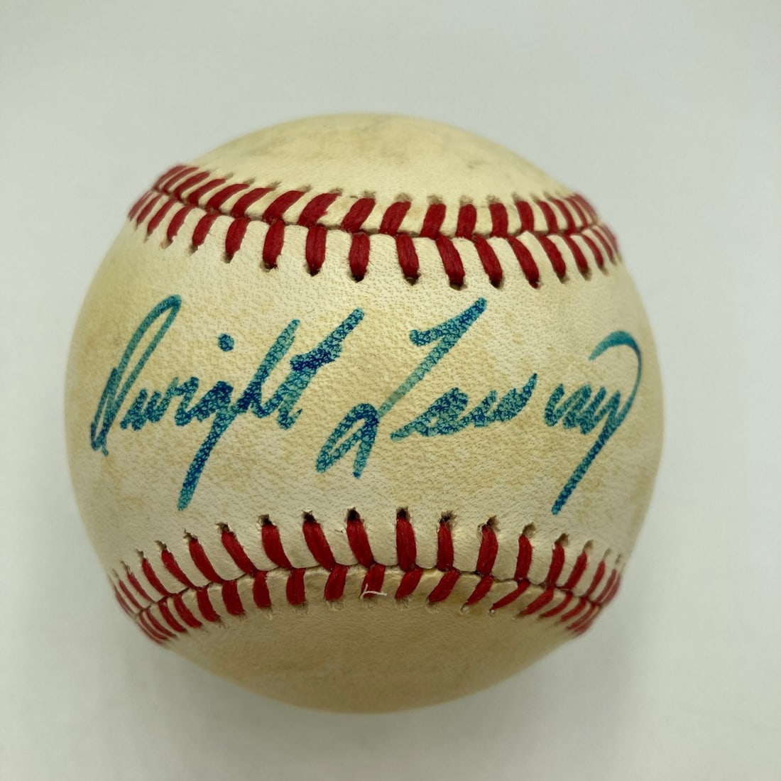 Dwight Lowry autographed Official American League baseball JSA COA (1 of 4)