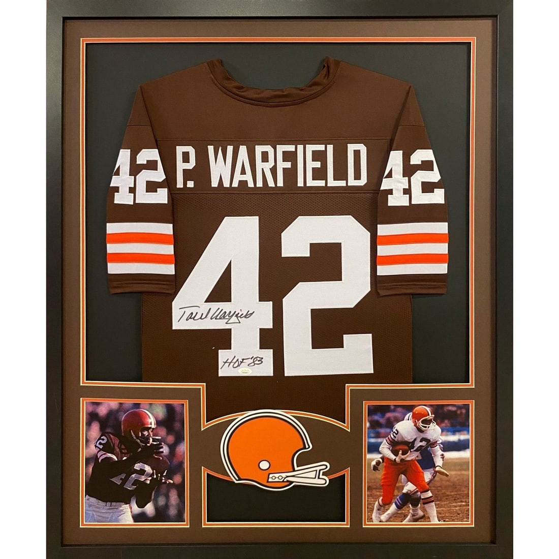 Paul Warfield Signed Framed Jersey JSA Authenticated Cleveland Browns: Paul Warfield Signed Framed Jersey JSA Authenticated Cleveland Browns Celebrate the legacy of NFL great Paul Warfield with this autographed Cleveland Browns jersey, beautifully framed and authenticate