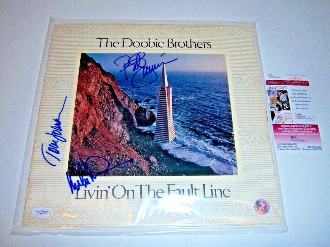 Signed Doobie Brothers Album With McDonald McFee Simmons JSA Authenticated (1 of 1)