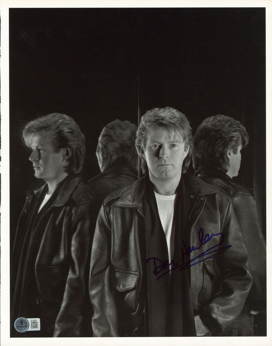 Don Henley Signed 11x14 Photo Gem Mint 10 The Eagles Beckett COA: Don Henley Signed 11x14 Photo Gem Mint 10 The Eagles Beckett COA This stunning 11x14 photograph features Don Henley, the iconic frontman of The Eagles, and has been personally signed by him. Graded as