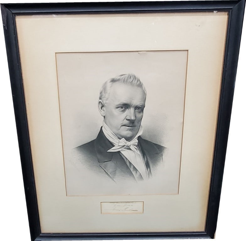 James Buchanan Autographed Photograph Certified by JSA: James Buchanan Autographed Photograph Certified by JSA This is an original autographed cut of James Buchanan, authenticated by James Spence Authentication (JSA). This collectible features the signatur