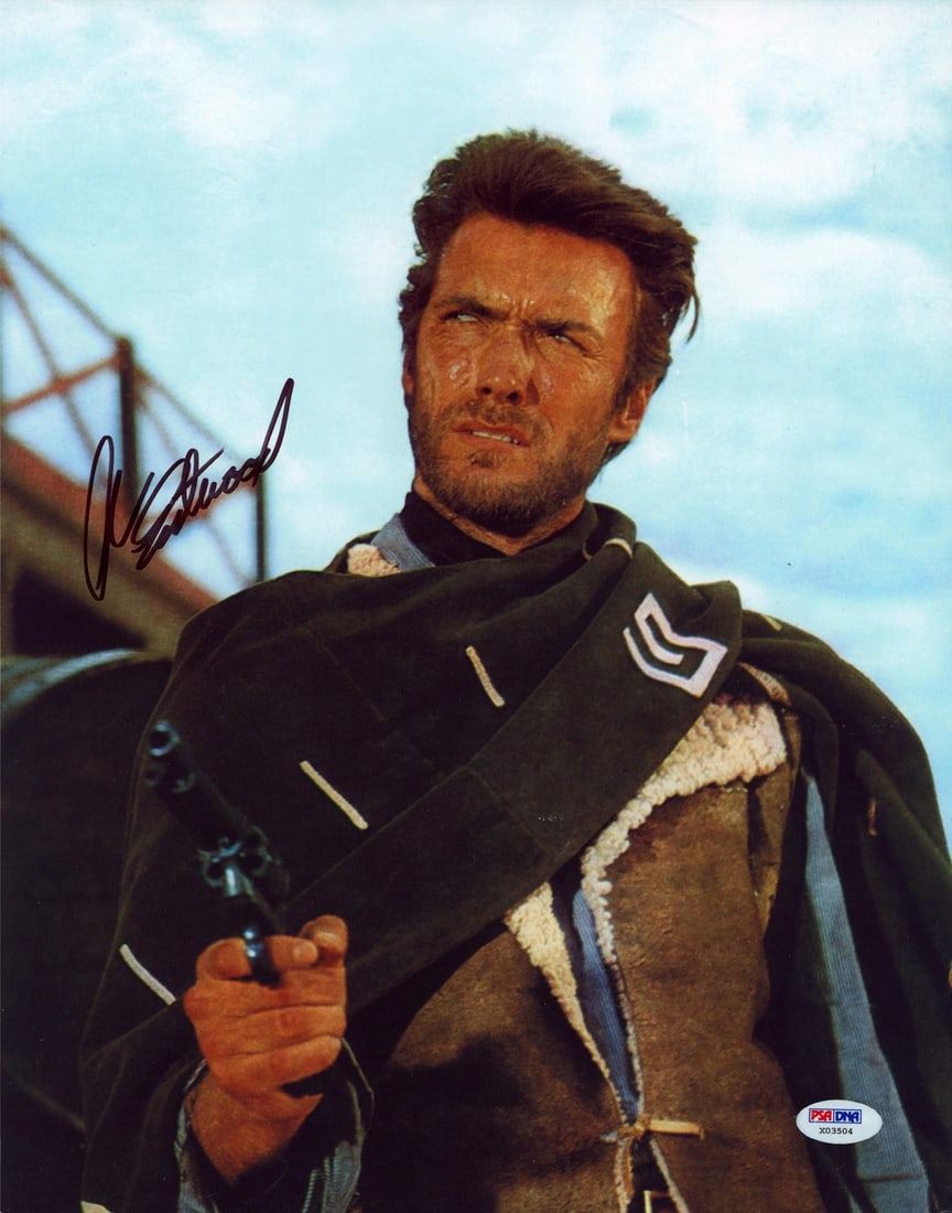Clint Eastwood signed 11x14 photo PSA DNA The Good the Bad and the Ugly (1 of 2)
