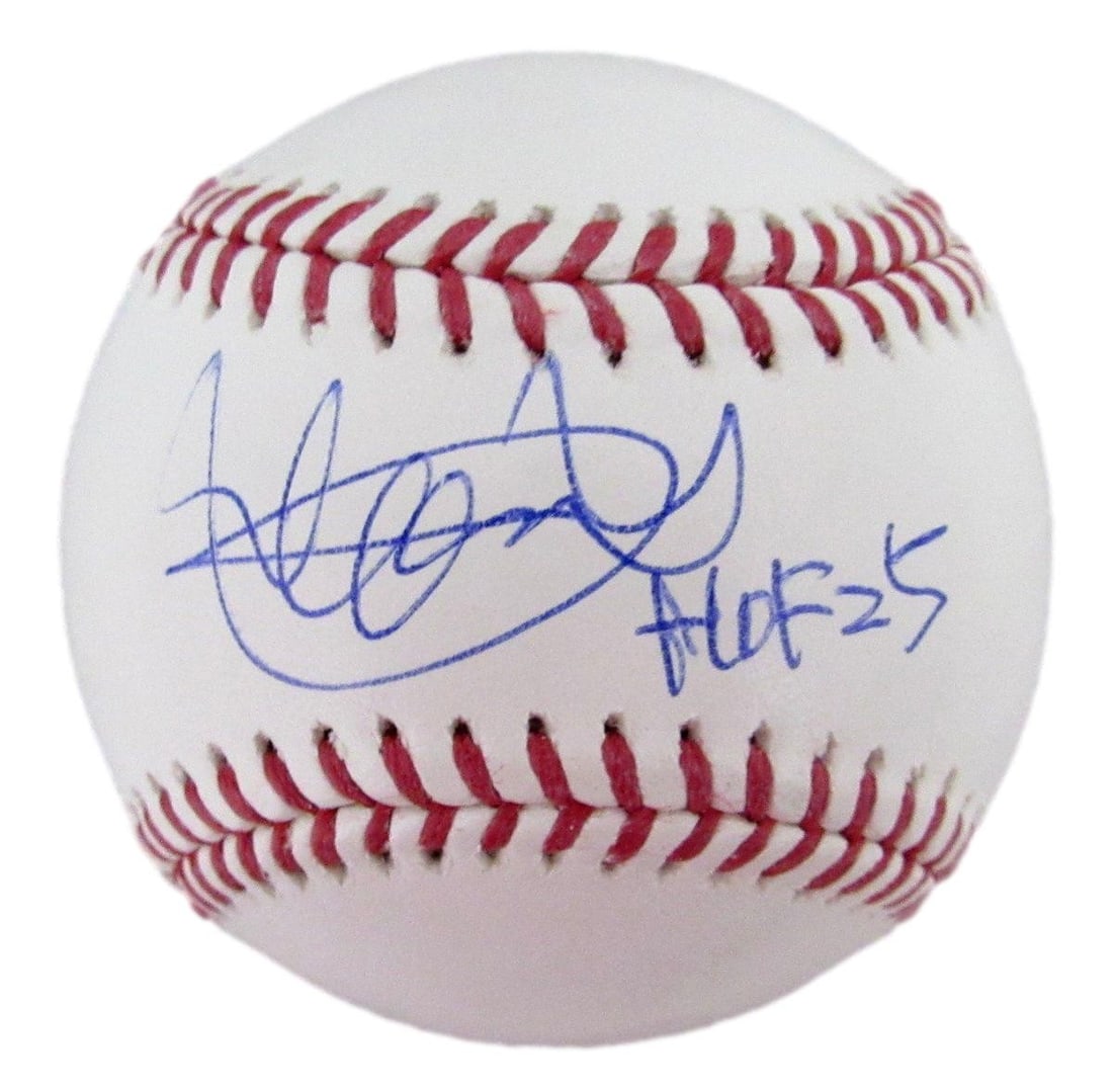 Ichiro Suzuki HOF Signed OML Baseball Seattle Mariners Beckett Authenticated: Ichiro Suzuki HOF Signed OML Baseball Seattle Mariners Beckett Authenticated Offered is an Ichiro Suzuki Hall of Fame (HOF) signed and inscribed "HOF 25" Official Major League (OML) baseball from the 