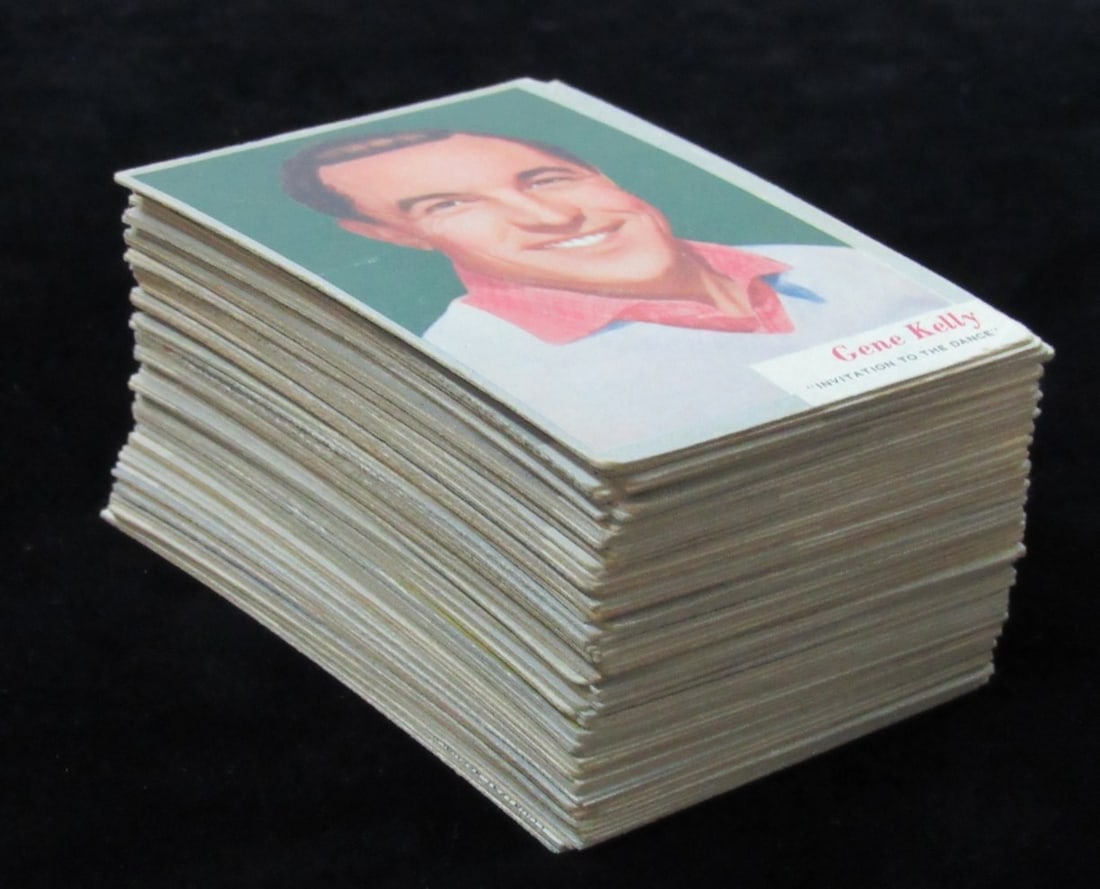 Complete 1953 Topps Who-Z-At-Star Movie Trading Card Set of 80: Complete 1953 Topps Who-Z-At-Star Movie Trading Card Set of 80 This is a complete 80-card set of 1953 TOPPS WHO-Z-AT-STAR trading cards, featuring movie stars of the era. The set is an original releas