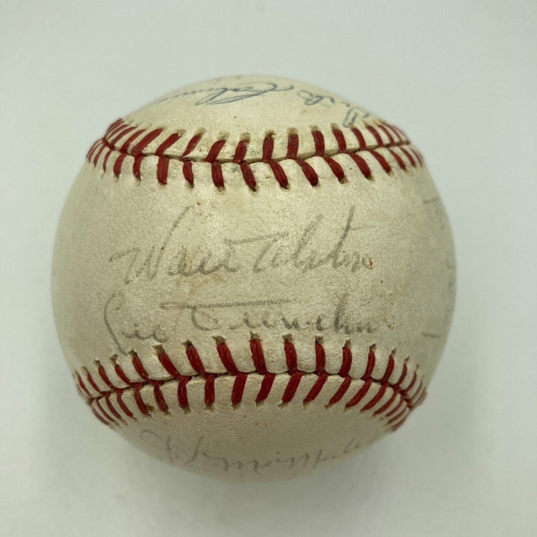1963 Los Angeles Dodgers Team Signed Baseball with JSA COA (1 of 9)