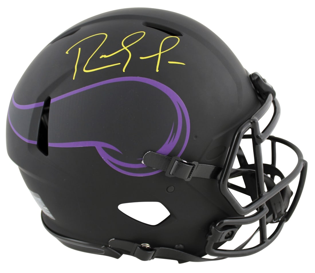 Randy Moss Signed Minnesota Vikings Eclipse Full Size Helmet BAS Witnessed: Randy Moss Signed Minnesota Vikings Eclipse Full Size Helmet BAS Witnessed This authentic Minnesota Vikings Eclipse Full Size Speed Proline Helmet is personally signed by legendary wide receiver Randy