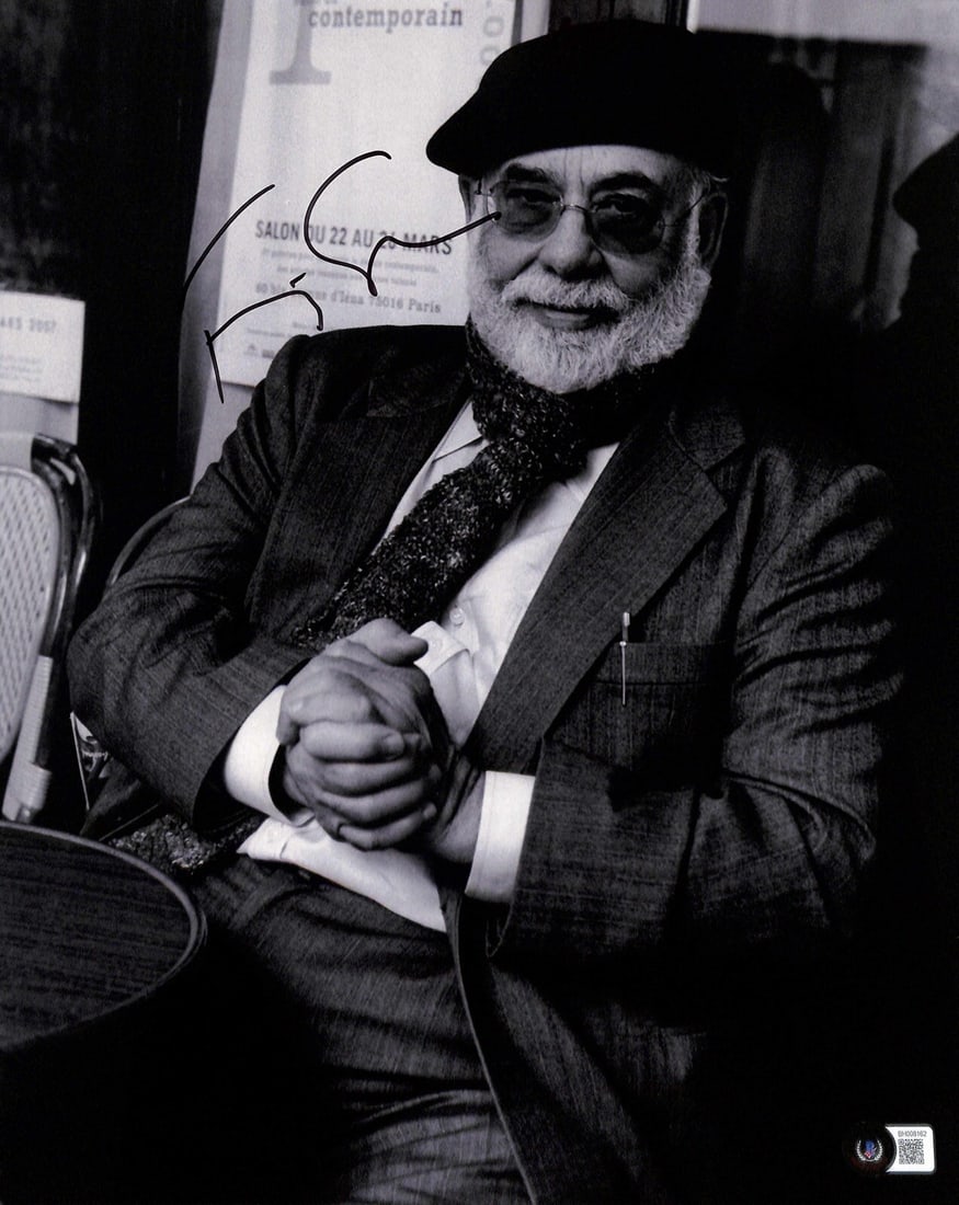 Francis Ford Coppola Signed 11x14 Photo Beckett Authenticated: Francis Ford Coppola Signed 11x14 Photo Beckett Authenticated This item features an autographed 11x14 color photograph of the legendary director Francis Ford Coppola. The signature is rendered in blac