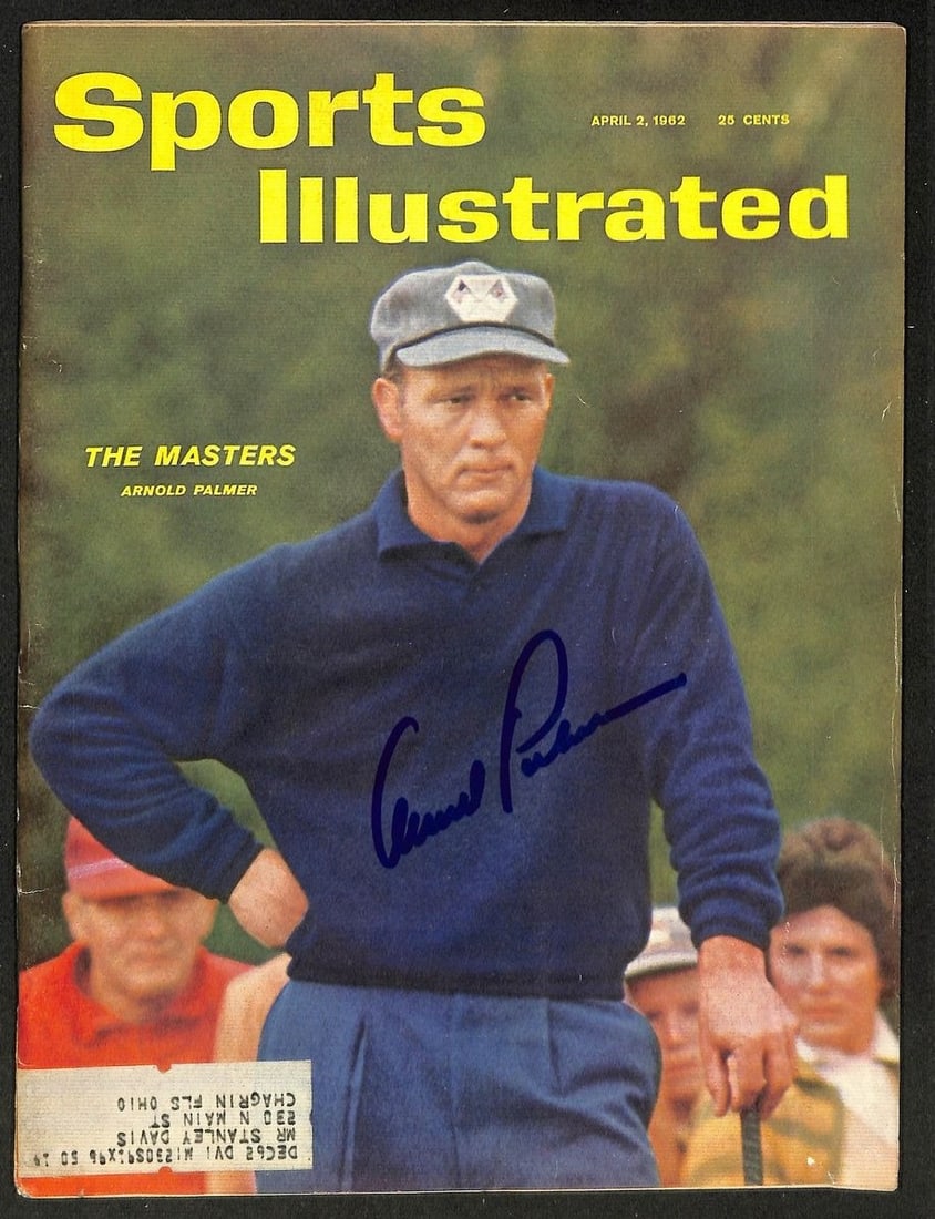 1962 Masters Sports Illustrated Magazine Signed by Arnold Palmer with PSA DNA: 1962 Masters Sports Illustrated Magazine Signed by Arnold Palmer with PSA DNA This is an original 1962 Masters Sports Illustrated magazine featuring Arnold Palmer's autograph. The magazine is complete