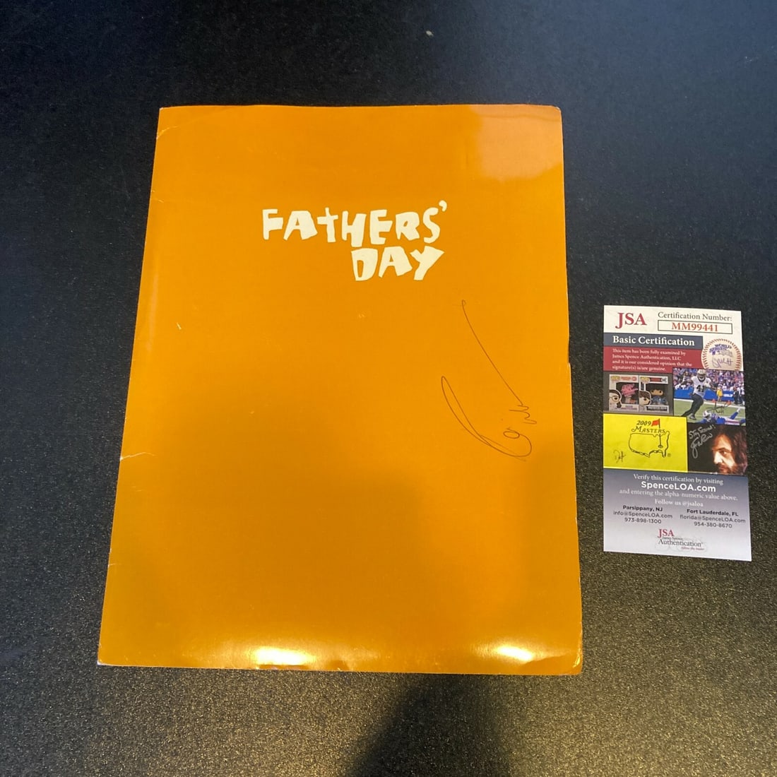Father's Day Movie Folder Signed by Robin Williams With JSA Authentication (1 of 12)