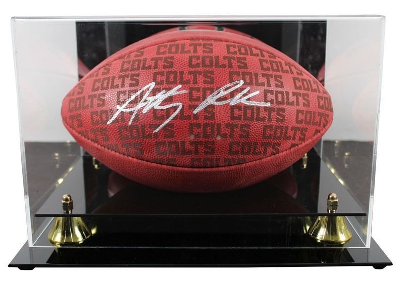 Anthony Richardson Signed Colts Wilson Duke Football with FAN Authentication: Anthony Richardson Signed Colts Wilson Duke Football with FAN Authentication This Official Wilson "The Duke" Team Showcase Football has been personally signed by Anthony Richardson, quarterback for th