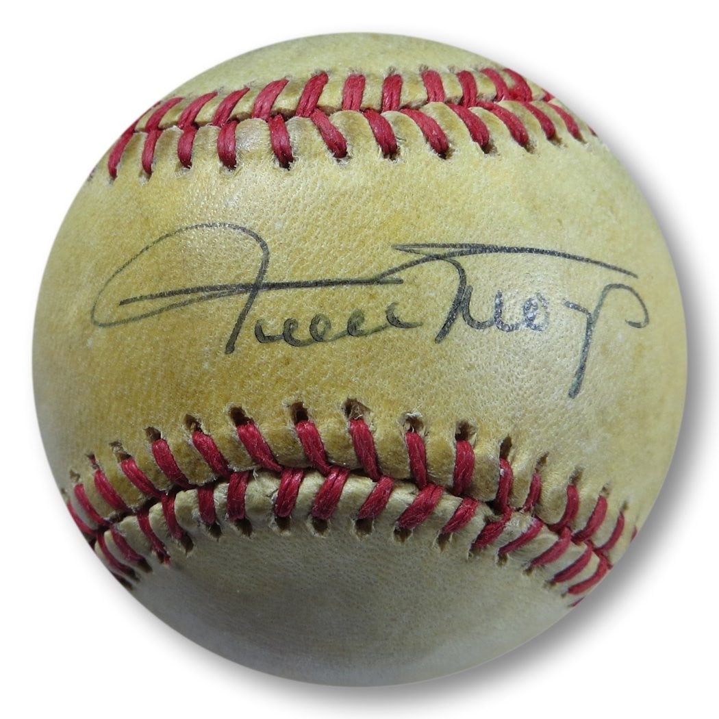Willie Mays Autographed Official NL Baseball JSA San Francisco Giants (1 of 3)