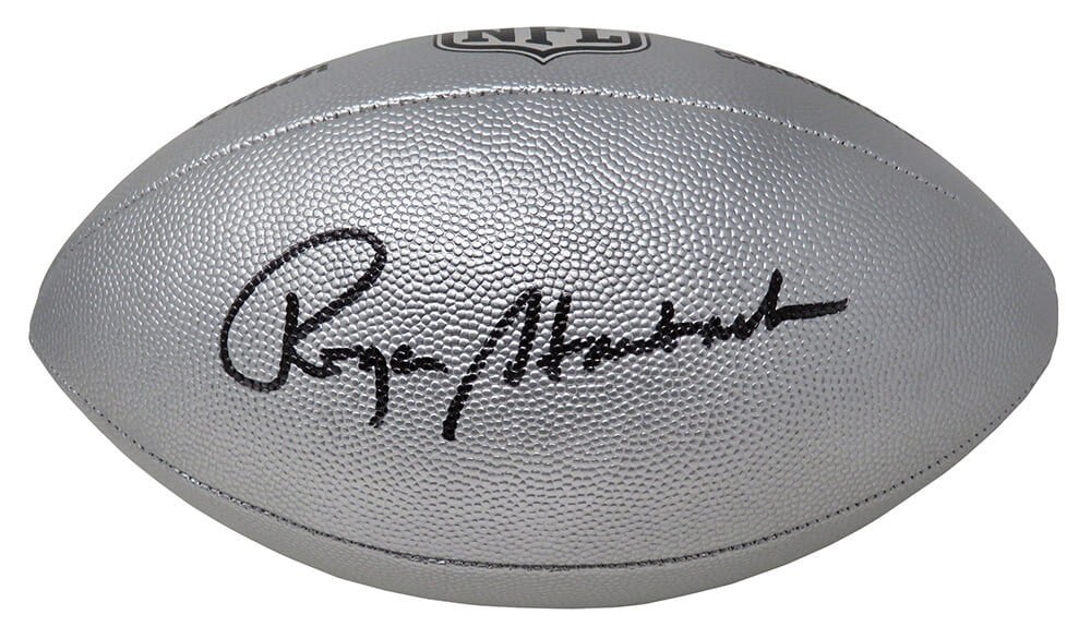 Roger Staubach Signed Wilson Duke NFL Full Size Replica Football with COA (1 of 1)