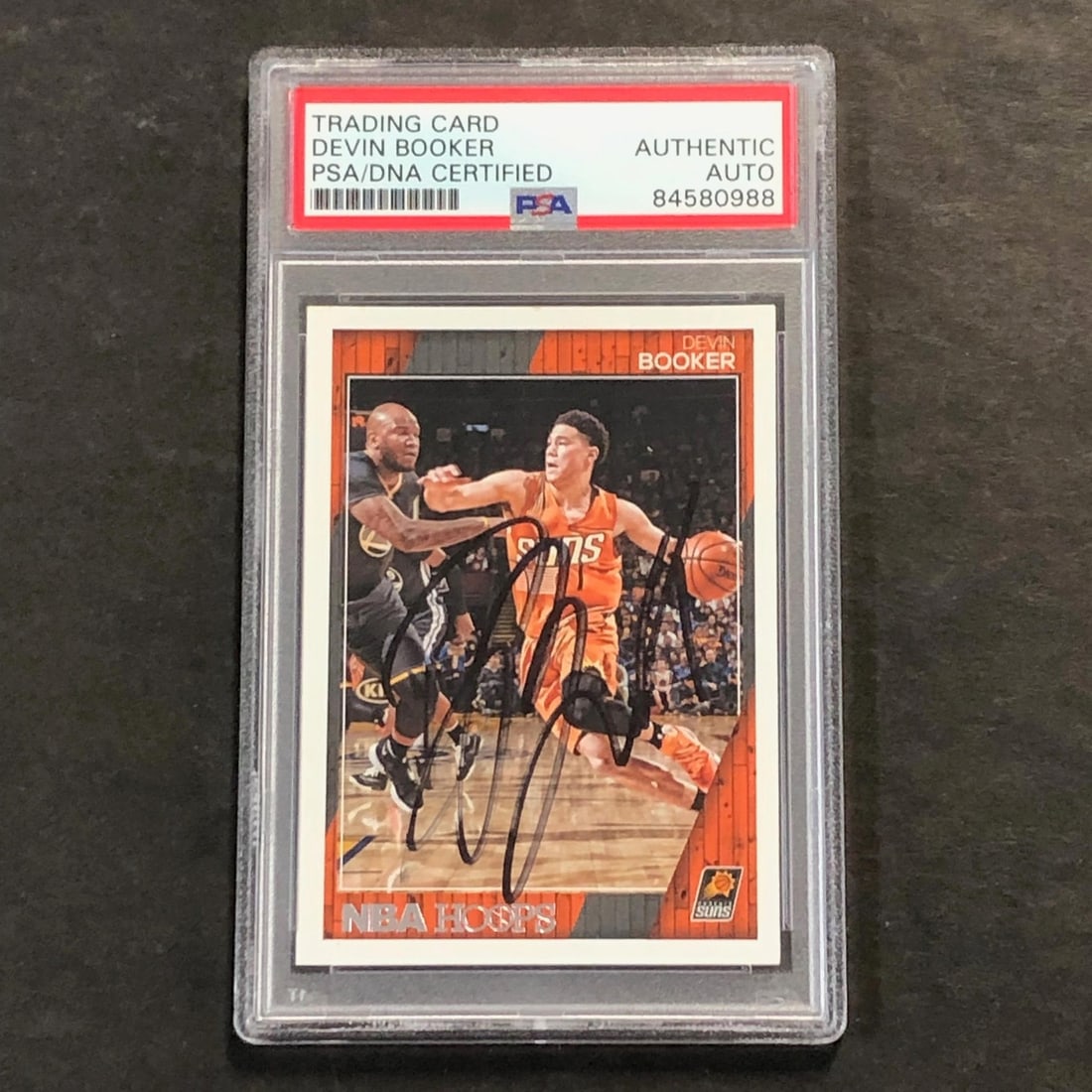 PSA Authenticated Devin Booker 2016-17 NBA Hoops Card #126 (1 of 2)