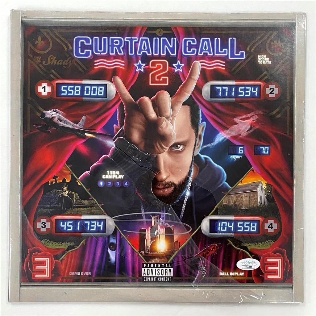 Signed Eminem Curtain Call 2 LP with JSA (1 of 4)