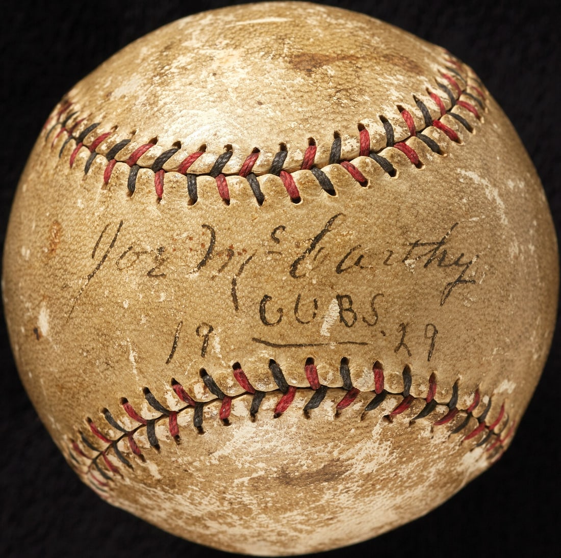 Joe McCarthy Signed 1929 Cubs National League Baseball PSA DNA COA (1 of 3)