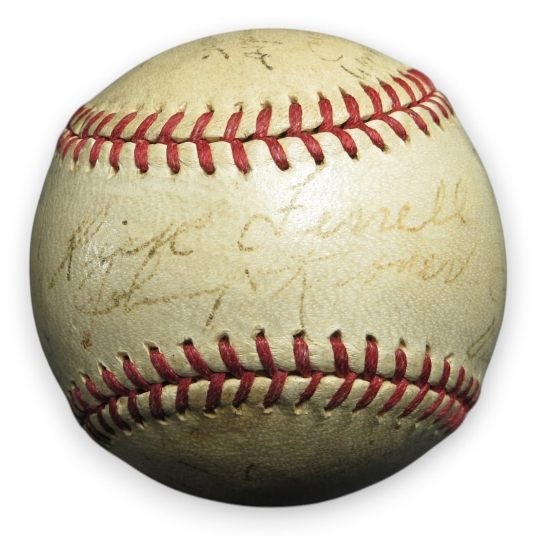 1937 Boston Red Sox team signed Reach baseball 19 autographs GAI (1 of 7)
