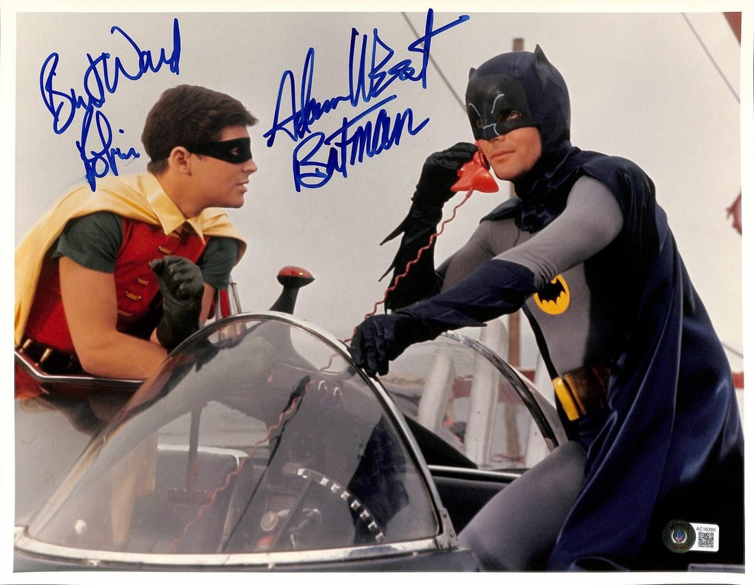 Beckett LOA Batman Robin signed 11x14 photo Adam West Burt Ward (1 of 1)
