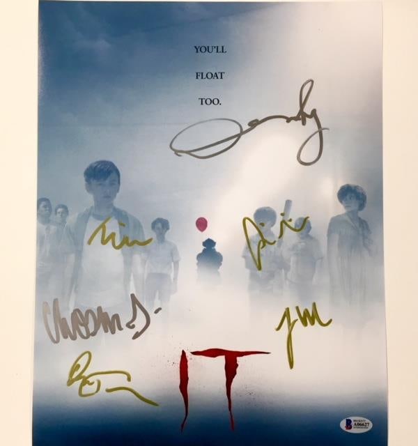 11x14 IT cast photograph 6 signed BAS Beckett COA (1 of 2)