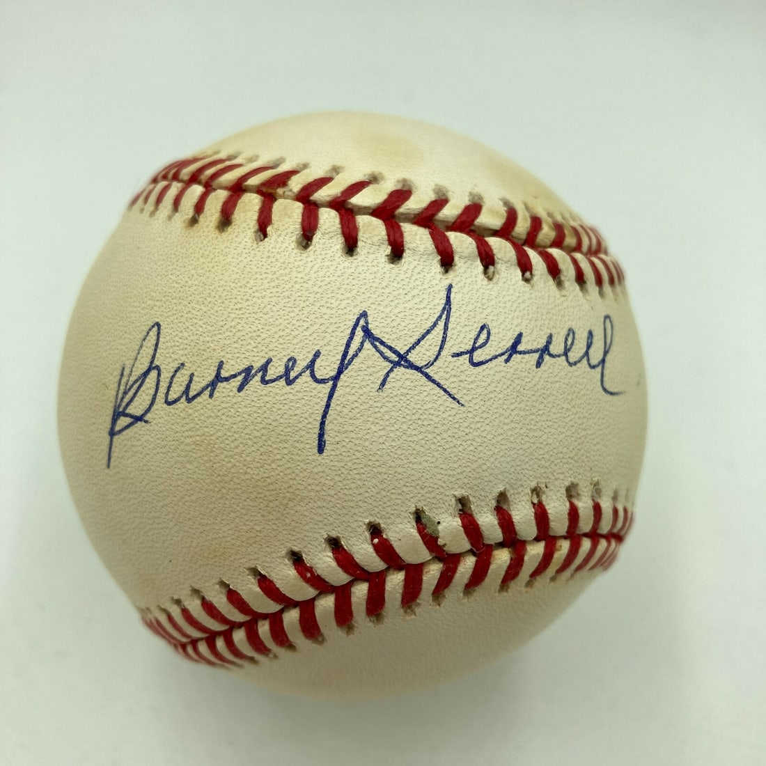 Barney Serrell Signed MLB Baseball Negro League Legend JSA COA: Barney Serrell Signed MLB Baseball Negro League Legend JSA COA This official Major League Baseball is signed by Barney Serrell, a celebrated Negro League legend. It comes with a Certificate of Authent