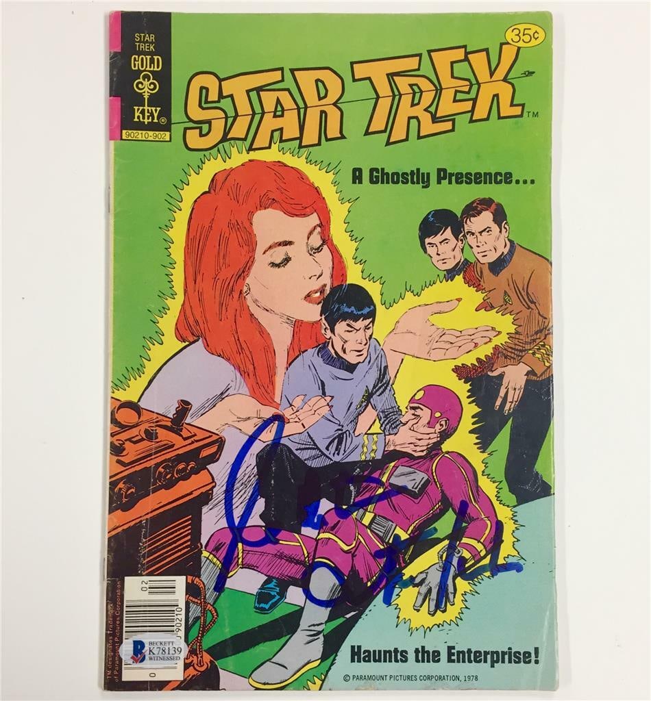 Star Trek Comic Book Autographed by William Shatner BAS Witnessed Certificate (1 of 4)