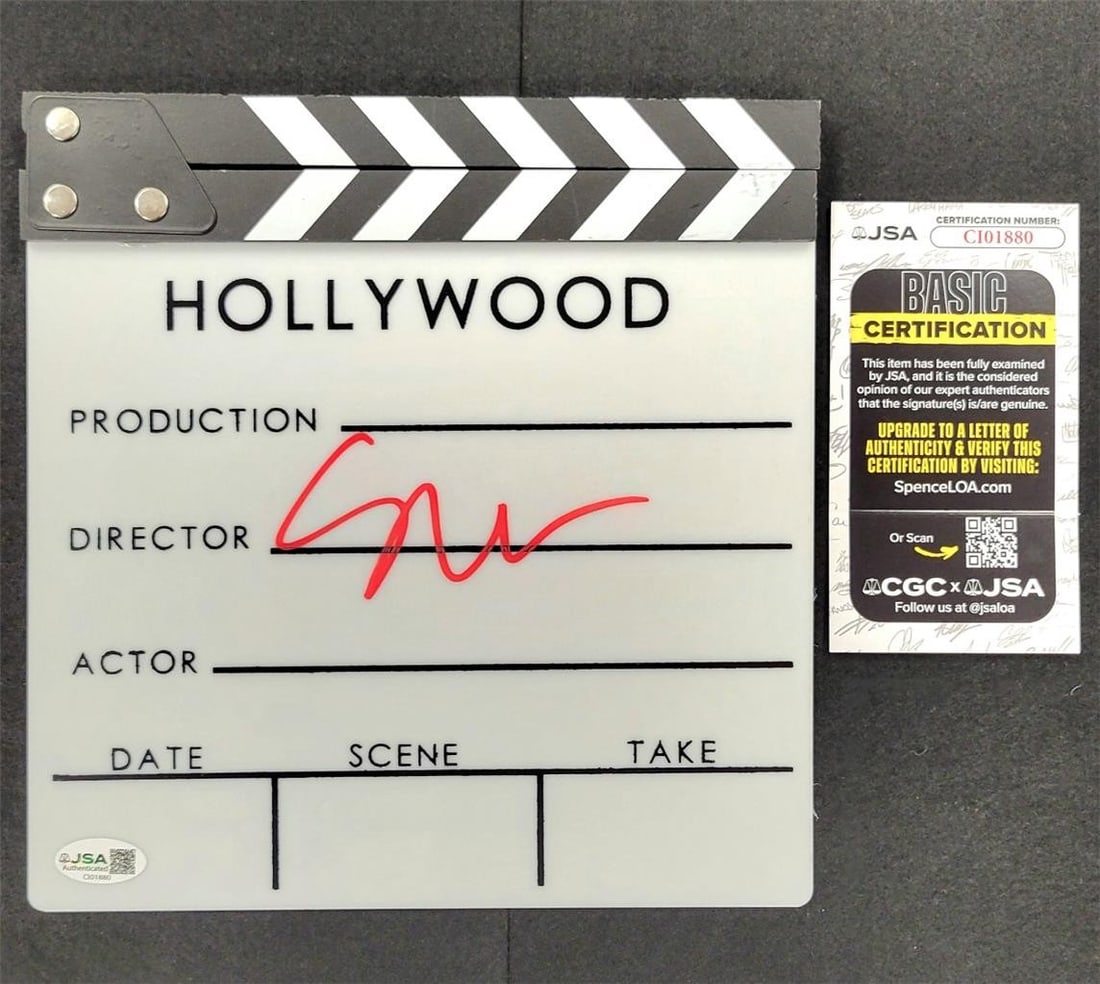 Seth MacFarlane Autographed Ted Movie Clapboard JSA Authenticated (1 of 4)