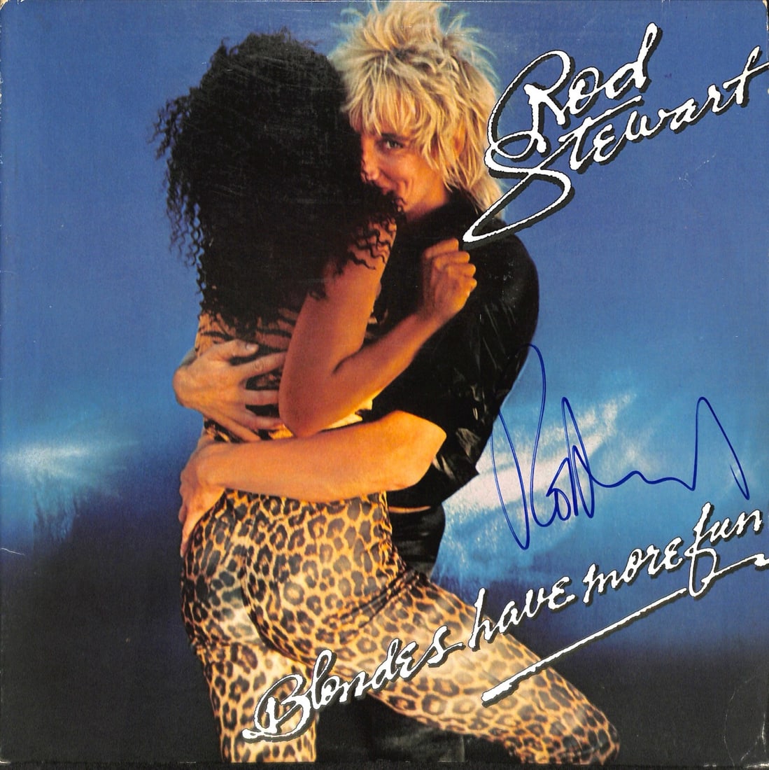 Rod Stewart Autographed Foot Loose & Fancy Free Album Beckett Certified: Rod Stewart Autographed Foot Loose & Fancy Free Album Beckett Certified This autographed album features the iconic music legend Rod Stewart, signed in blue permanent marker on the cover. The album is 