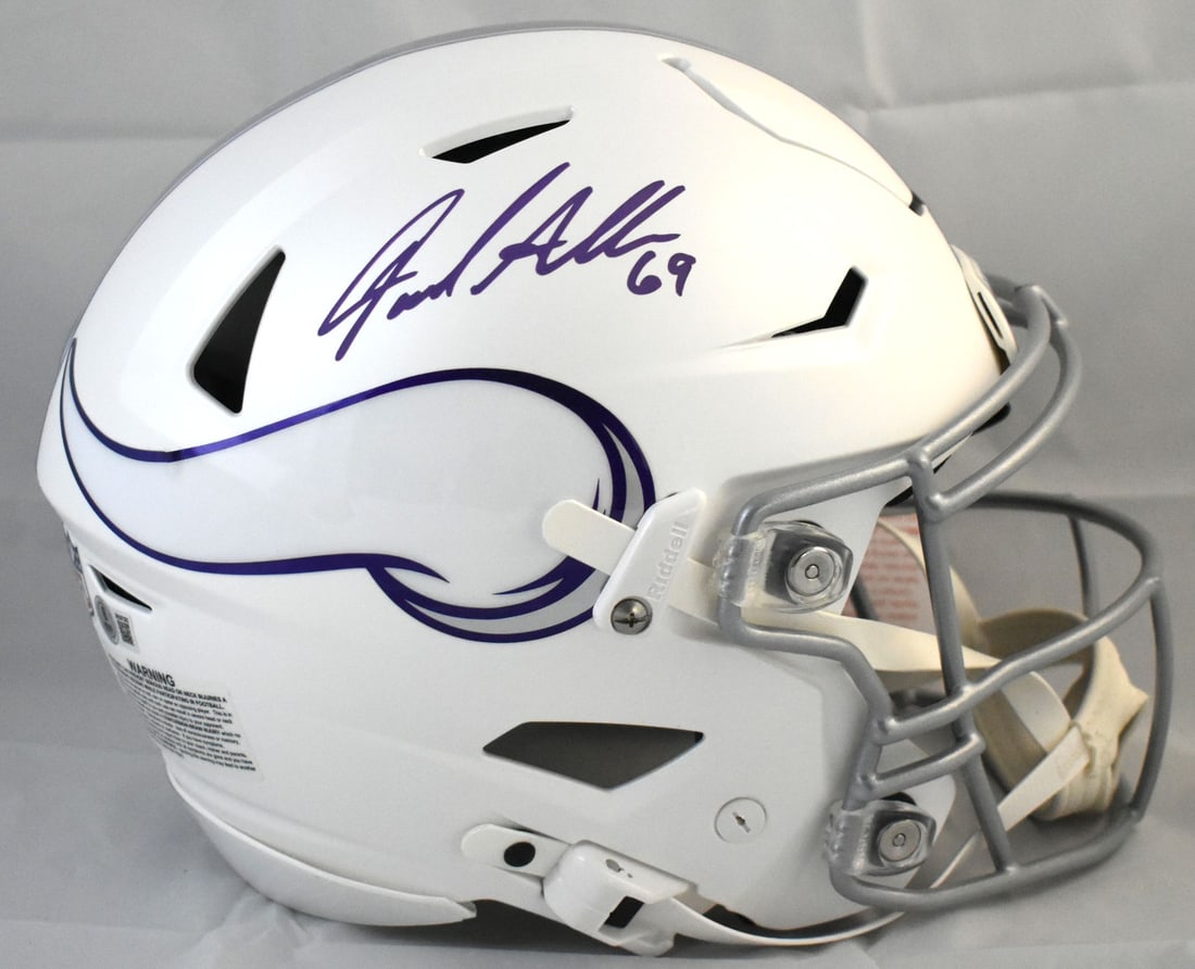 Minnesota Vikings Speedflex Helmet Signed by Jared Allen Beckett Authenticated (1 of 5)