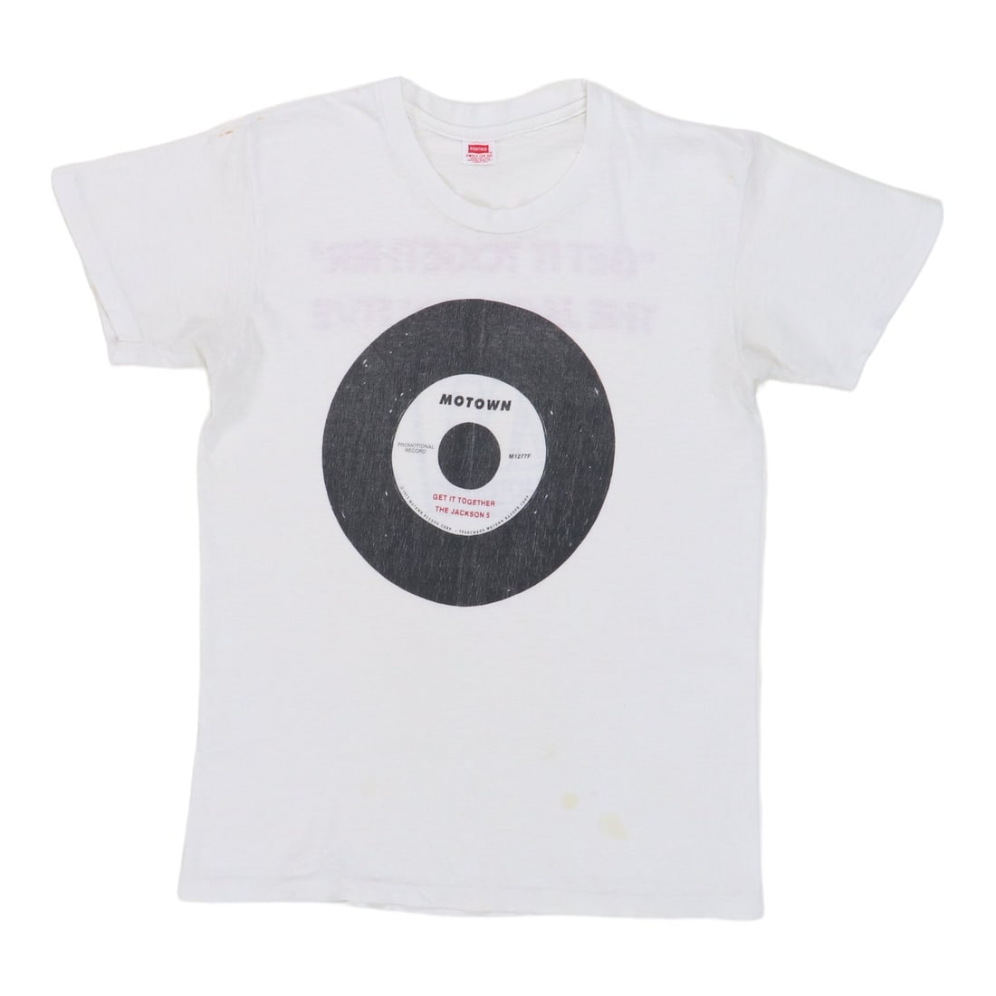 Vintage Jackson 5 Motown Get It Together 1973 Promotional White Cotton Shirt (1 of 10)