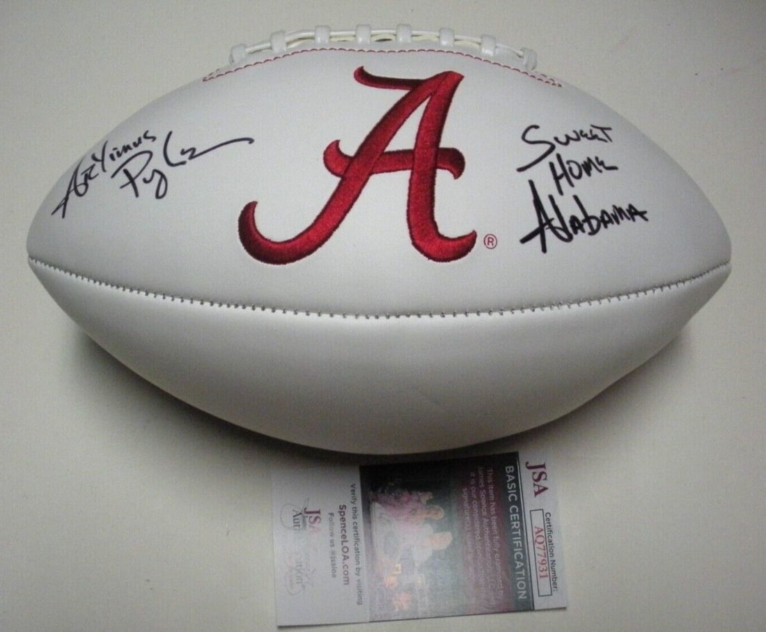Signed Football by Artimus Pyle Lynyrd Skynyrd with JSA COA: Signed Football by Artimus Pyle Lynyrd Skynyrd with JSA COA This is an original football signed by Artimus Pyle of Lynyrd Skynyrd, known for the song "Sweet Home Alabama." The ball includes authentica