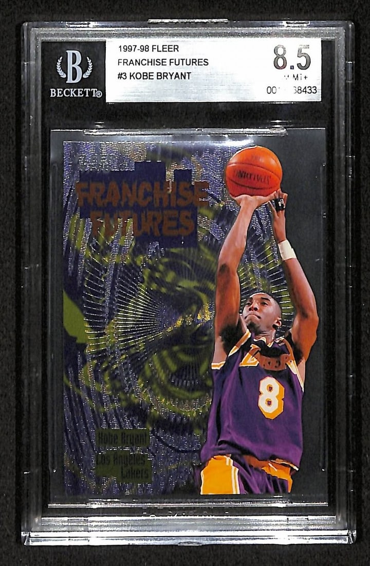1997-98 Fleer Franchise Futures Kobe Bryant Lakers Beckett 8.5 (1 of 2)