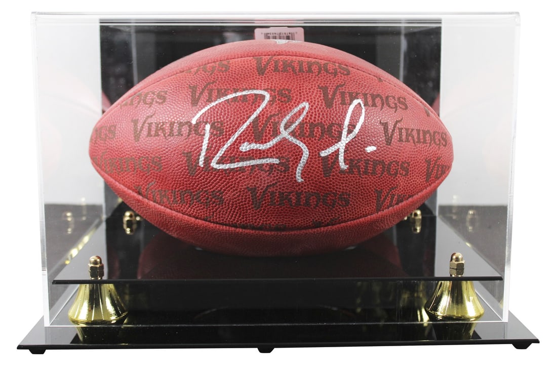 Randy Moss Signed Vikings 'The Duke' Football with BAS Authentication (1 of 5)