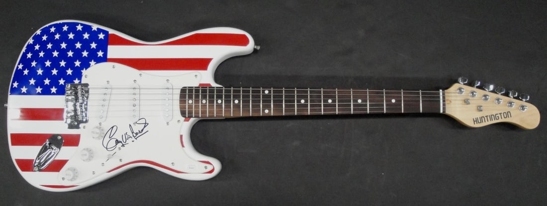 Gary U.S. Bonds Autographed Guitar JSA Certified Vintage Rock Collectible: Gary U.S. Bonds Autographed Guitar JSA Certified Vintage Rock Collectible Celebrate rock and roll history with this authentic autographed guitar by Gary U.S. Bonds. This original piece comes with auth
