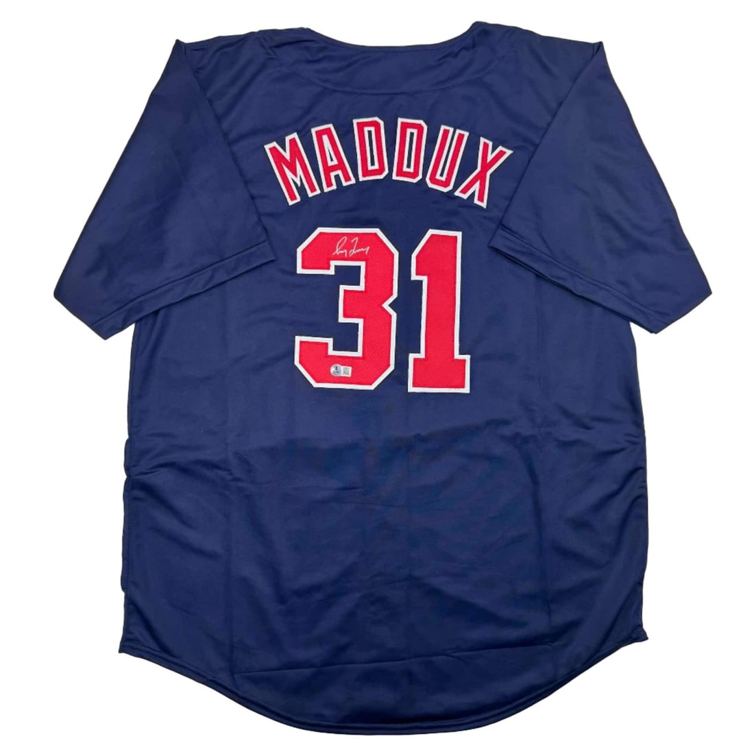 Autographed Greg Maddux Atlanta Braves Jersey with JSA COA: Autographed Greg Maddux Atlanta Braves Jersey with JSA COA This autographed Greg Maddux Atlanta Braves blue baseball jersey is a must-have for any baseball enthusiast. The jersey features the name and