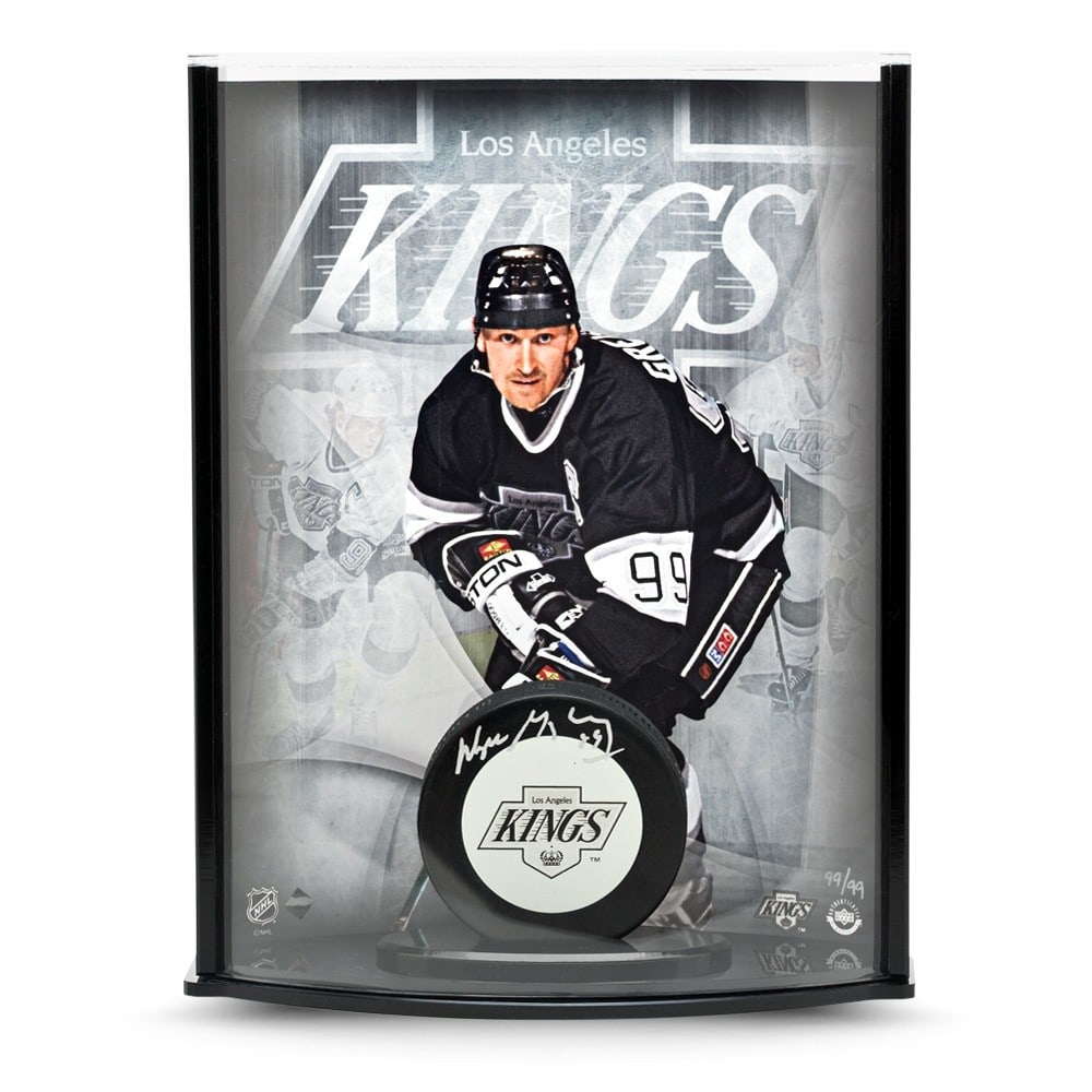Wayne Gretzky Autographed NHL Puck Display Limited Edition to 99 (1 of 2)
