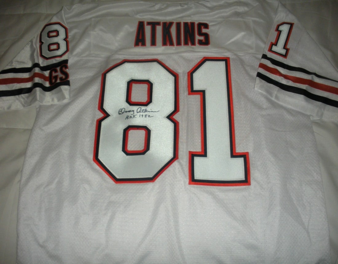 Autographed Chicago Bears Proline Jersey with COA by Doug Atkins (1 of 2)