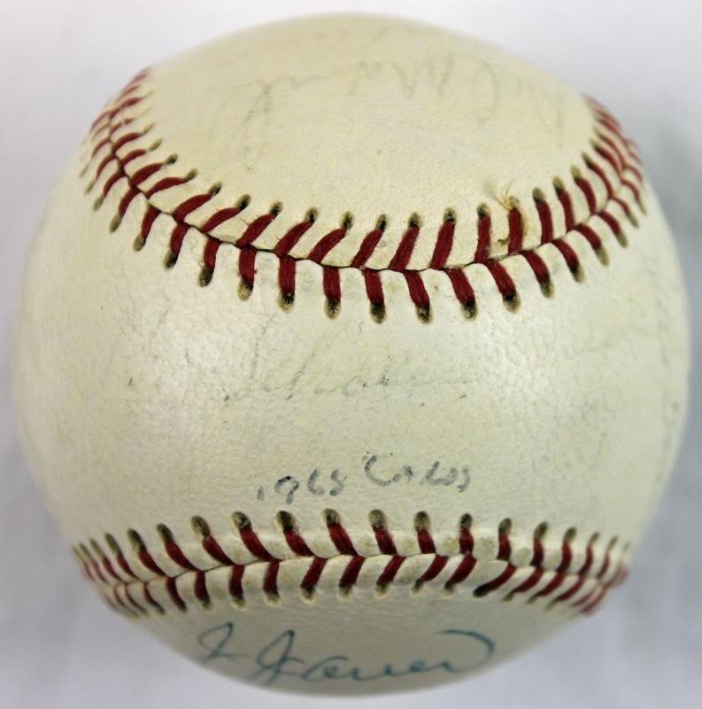 St Louis Cardinals 1968 Team Signed Baseball With 18 Autographs PSA DNA COA (1 of 5)