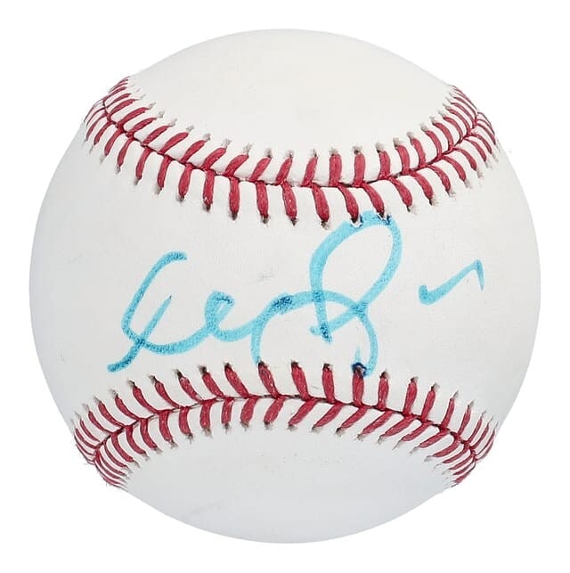 Al Pacino Signed MLB Baseball with Beckett LOA: Al Pacino Signed MLB Baseball with Beckett LOA This listing features an official Major League Baseball, signed by the legendary actor Al Pacino. His bold signature is beautifully inscribed in blue mar