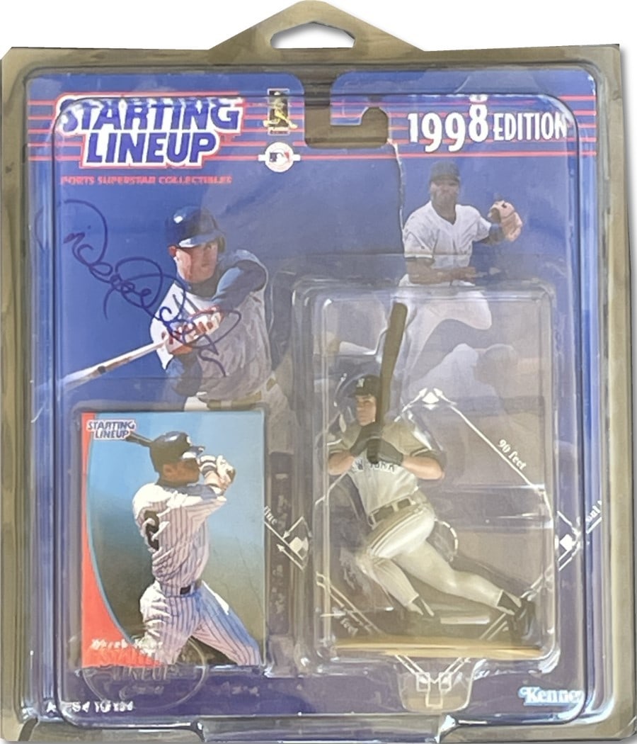 Derek Jeter Signed Starting Lineup Figurine JSA Authenticated Yankees: Derek Jeter Signed Starting Lineup Figurine JSA Authenticated Yankees This original Derek Jeter autographed Starting Lineup figurine is a must-have for any New York Yankees fan. The figurine features 
