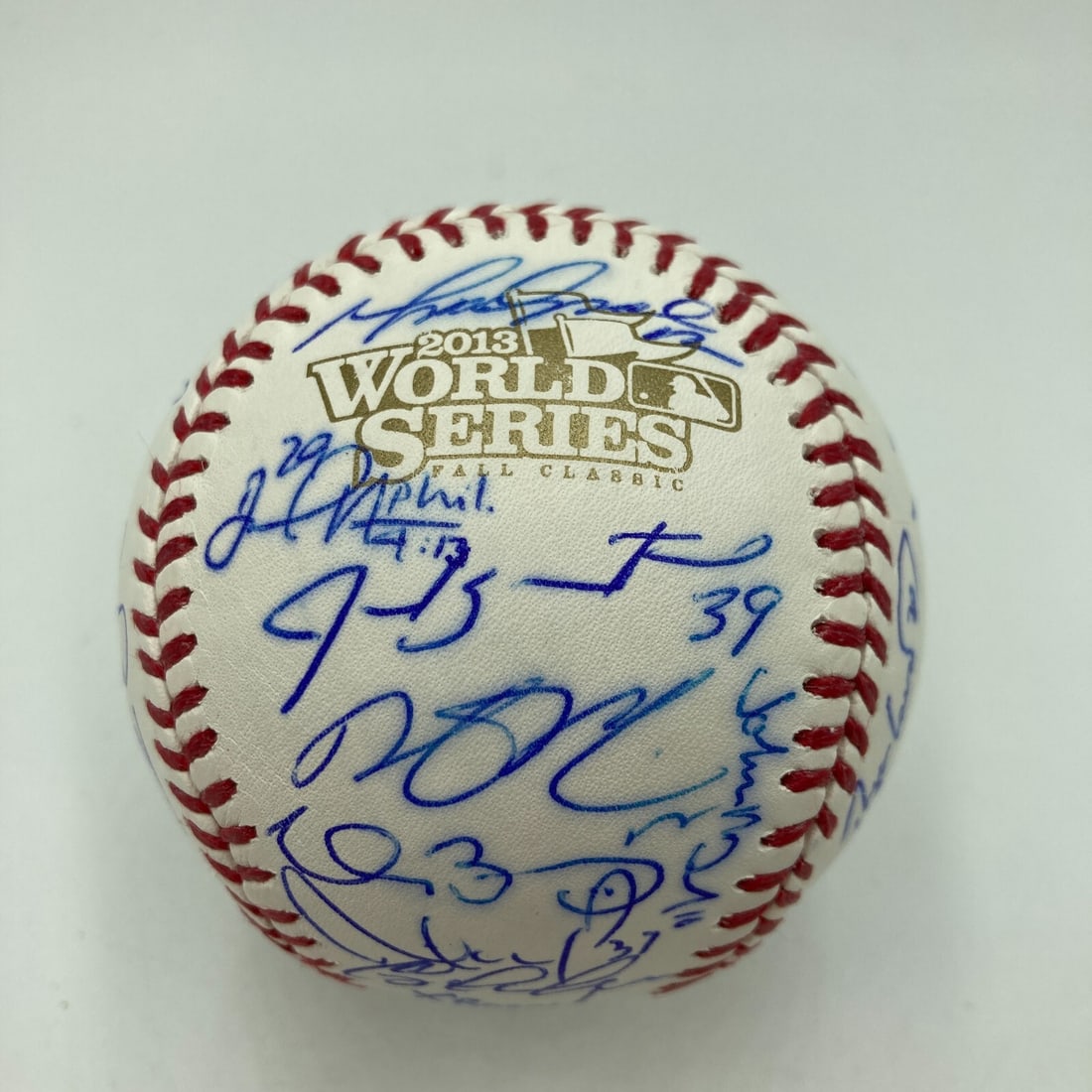 2013 Boston Red Sox World Series Baseball Team Signed JSA COA 30+ Signatures (1 of 12)