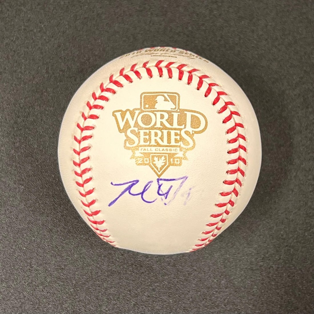 PSA DNA signed 2014 World Series baseball Madison Bumgarner: PSA DNA signed 2014 World Series baseball Madison Bumgarner This is an official Rawlings Major League Baseball from the 2014 World Series, autographed by Madison Bumgarner, the 2014 World Series MVP f