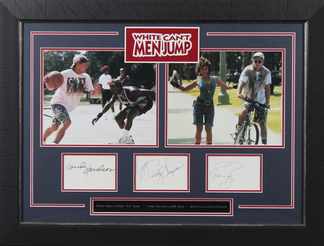 Beckett framed White Men Can't Jump signed photo display 20.5 x 27.5 (1 of 10)
