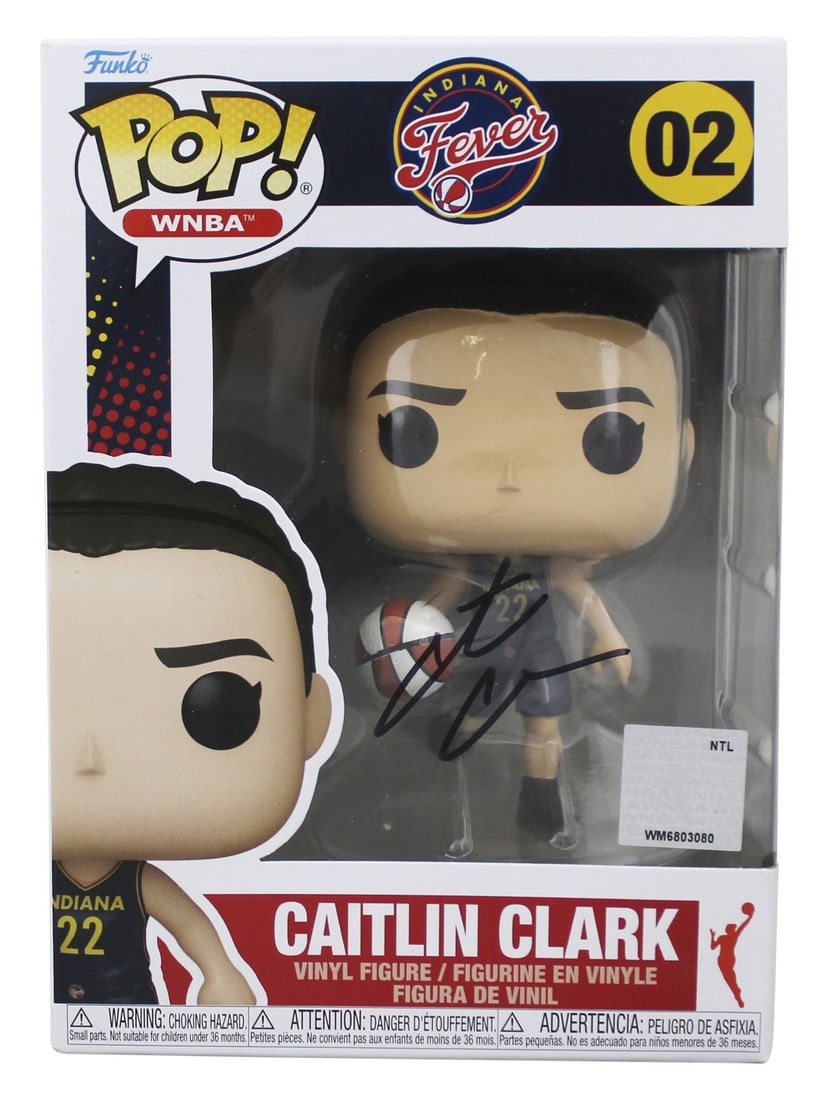 Caitlin Clark signed Indiana Fever Funko Pop 02 JSA COA (1 of 8)