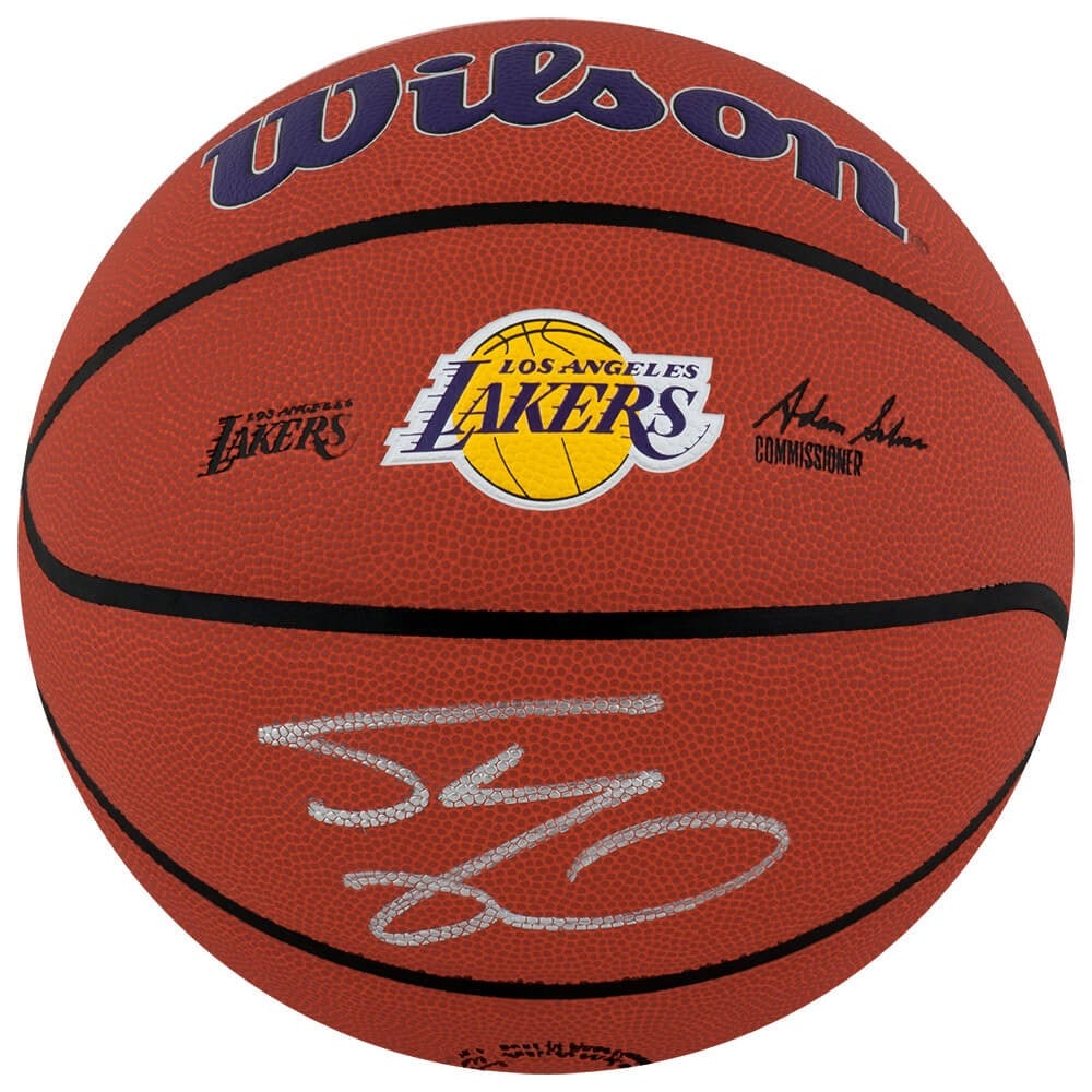 Shaquille O'Neal Signed Wilson Lakers Full Size Basketball with COA: Shaquille O'Neal Signed Wilson Lakers Full Size Basketball with COA This is a full-size Wilson NBA basketball featuring the Los Angeles Lakers logo, signed by the legendary Shaquille O'Neal. The ball 