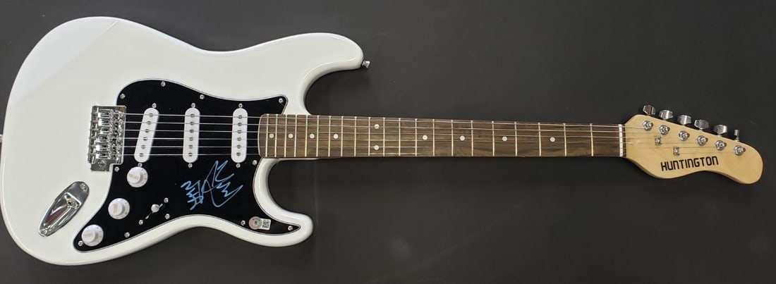 DJ Yella Autographed Guitar NWA Beckett Certified Authentic: DJ Yella Autographed Guitar NWA Beckett Certified Authentic This is an original DJ Yella autographed guitar, featuring the signature of the iconic member of N.W.A. The guitar comes with Beckett Autogr