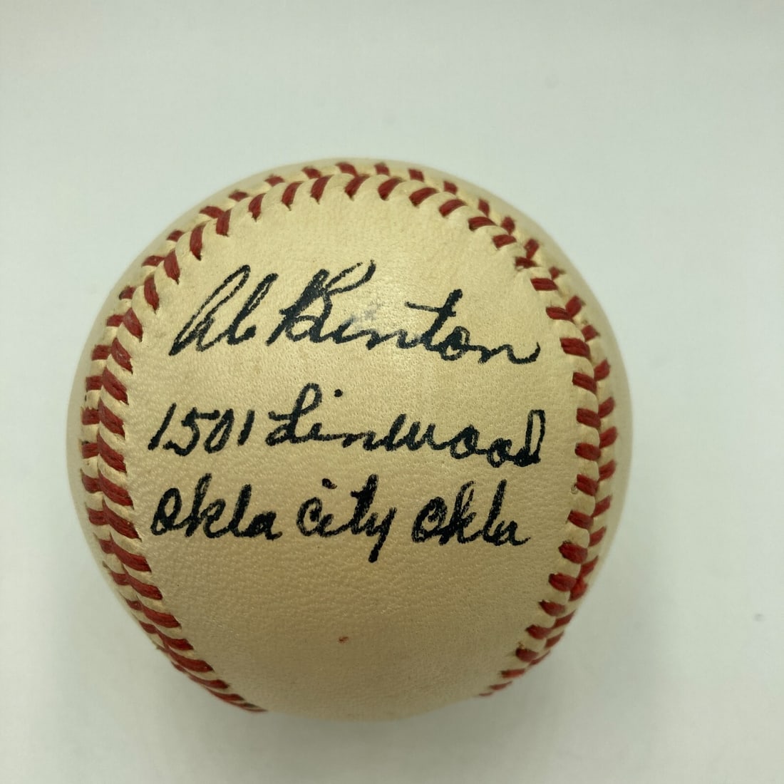 Al Benton Signed American League Baseball Detroit Tigers JSA Authenticated (1 of 6)