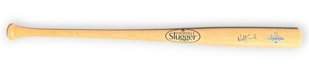 Will Smith Signed Dodgers Bat JSA Authenticated 2024 World Champions (1 of 4)