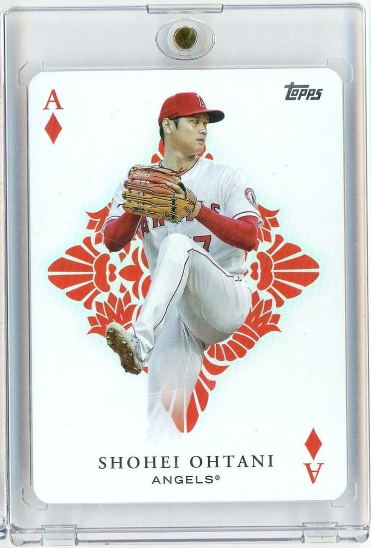 Shohei Ohtani 2023 Topps AA11 Blue Back Baseball Card (1 of 2)