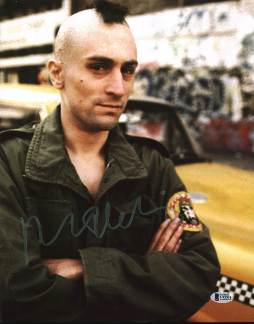 Robert De Niro Signed 11x14 Taxi Driver Photo Beckett Authenticated (1 of 3)