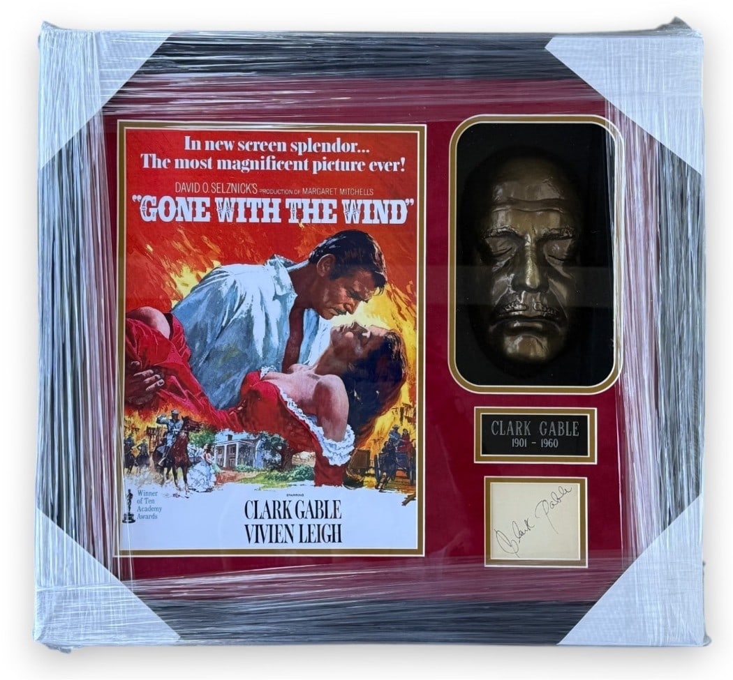 Framed Clark Gable autograph cut Gone With The Wind PSA DNA (1 of 3)