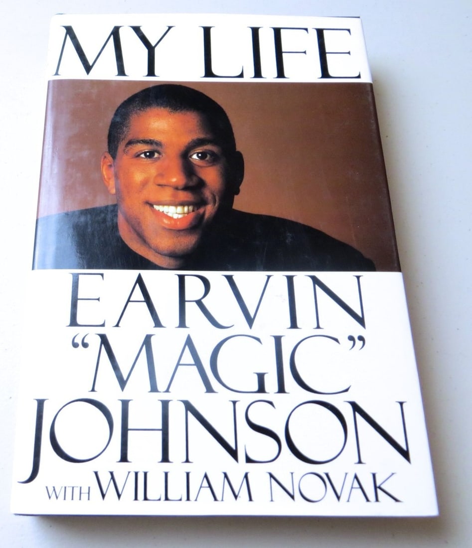 Ervin Magic Johnson Autographed Book My Life Lakers JSA Authenticated: Ervin Magic Johnson Autographed Book My Life Lakers JSA Authenticated This is an original autographed book by Ervin Magic Johnson, the legendary player of the Los Angeles Lakers. The book is authentic